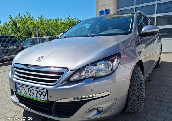 Peugeot 308 cena 32900 przebieg: 209000, rok produkcji 2015 z Płońsk małe 254